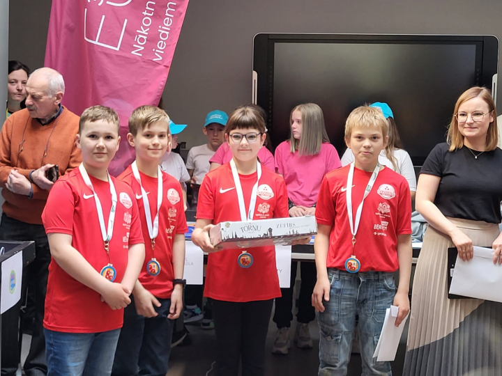 Nīcas skolēni FLL robotikas konkursā Valmierā