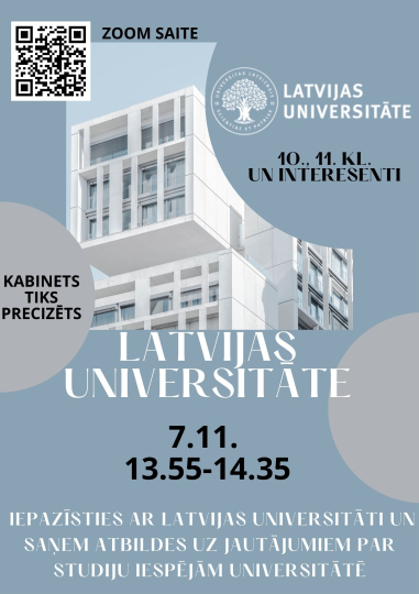 Studijas Latvijas Universitātē