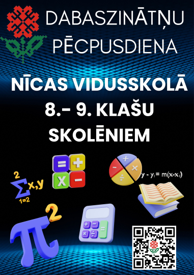 Dabaszinātņu pēcpusdiena 8., 9. klasēm 5. martā