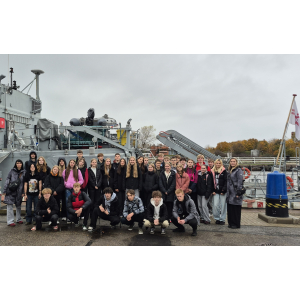 9.a un 9. b viesojas uz Mīnu kuģu eskadras kuģiem