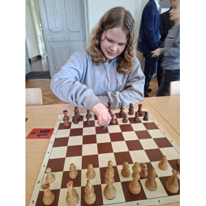 Kurzemes skolu šaha olimpiādes atlases posmā Liepājā