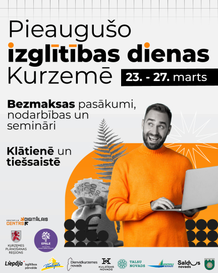 Pieaugušo izglītības dienas Kurzemē
