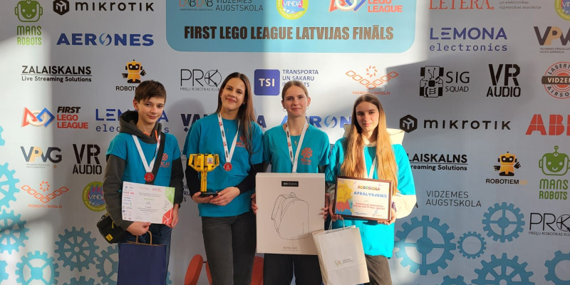 FIRST LEGO League Latvijas fināla sacensībās 1.vieta