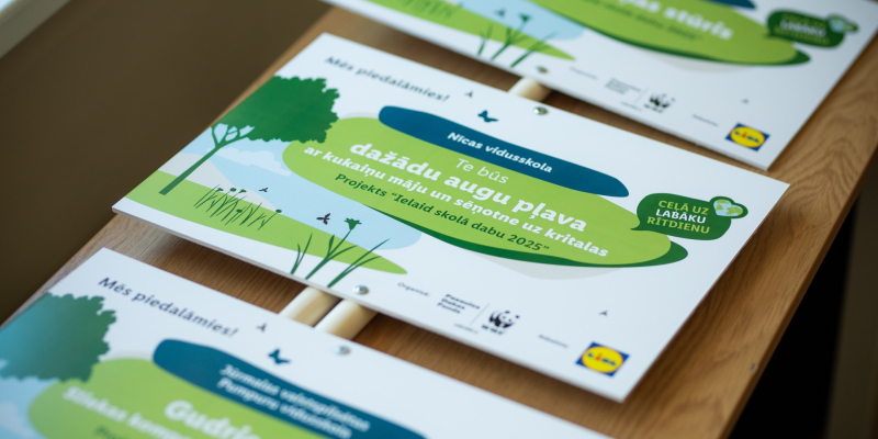 Ielaid skolā dabu