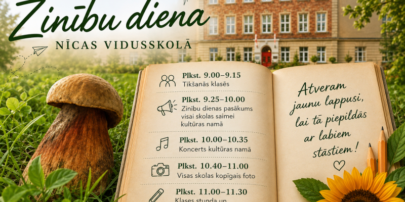 1.septembris Nīcas vidusskolā