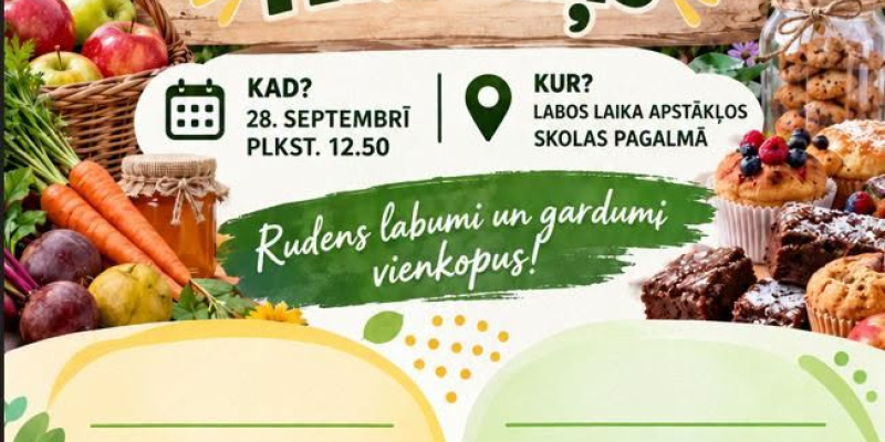 Tiekamies Miķeļdienas tirdziņā