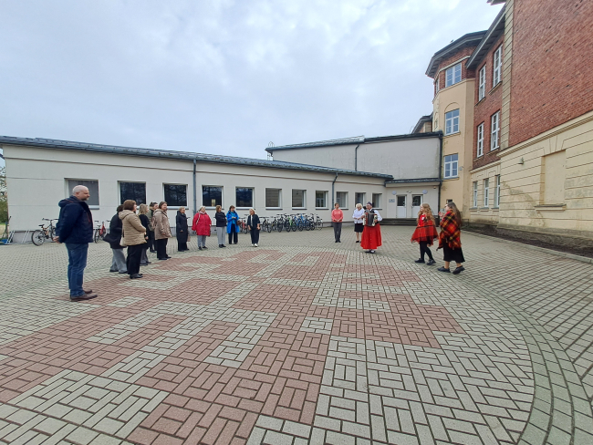 Alsungas  viesi mūsu skolā