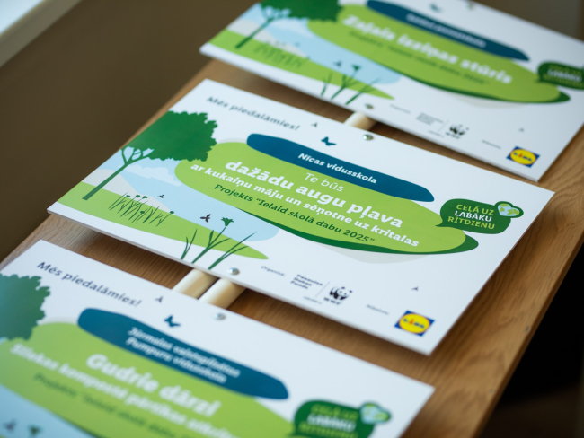 Projekts “Ielaid skolā dabu”